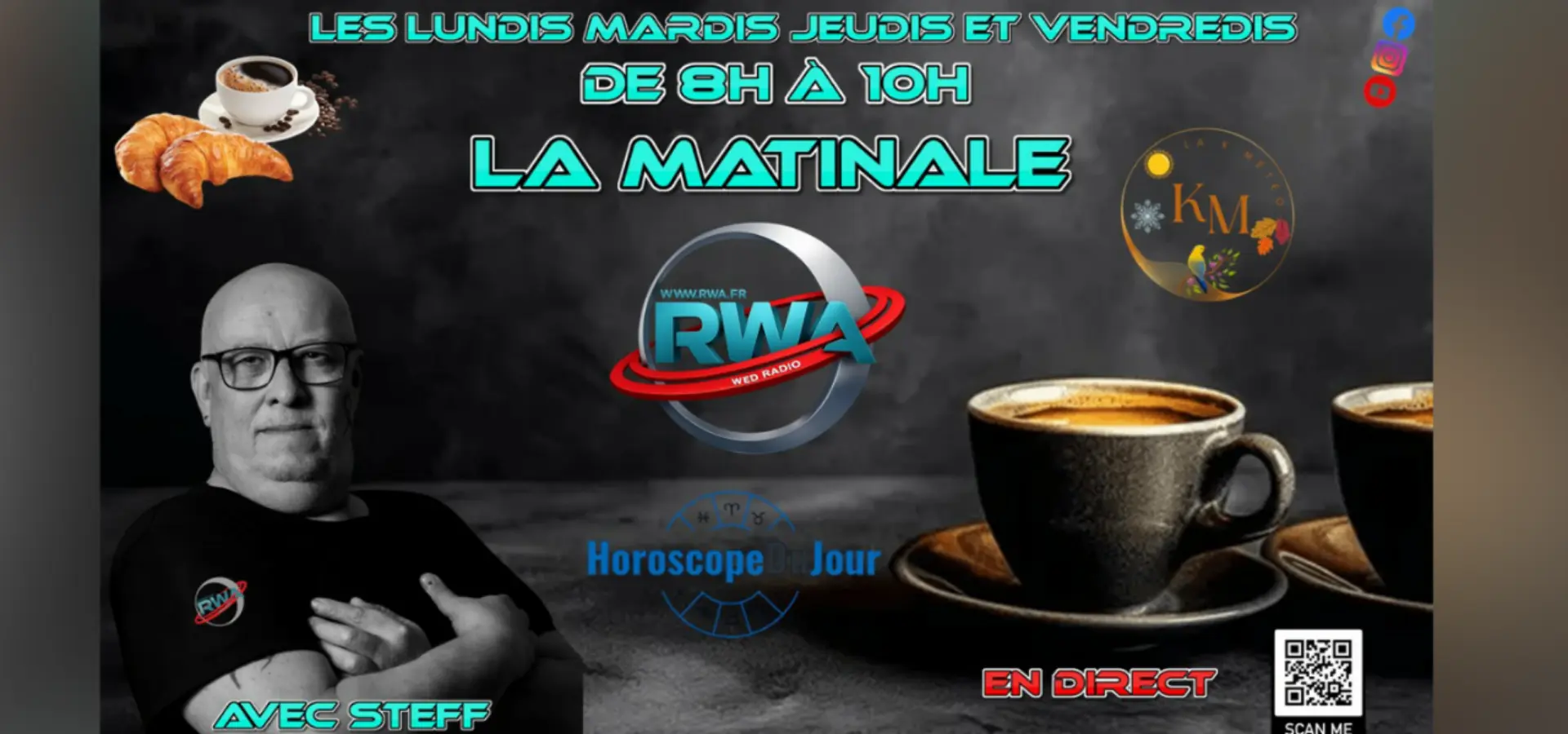 Affiche La matinale avec Steff