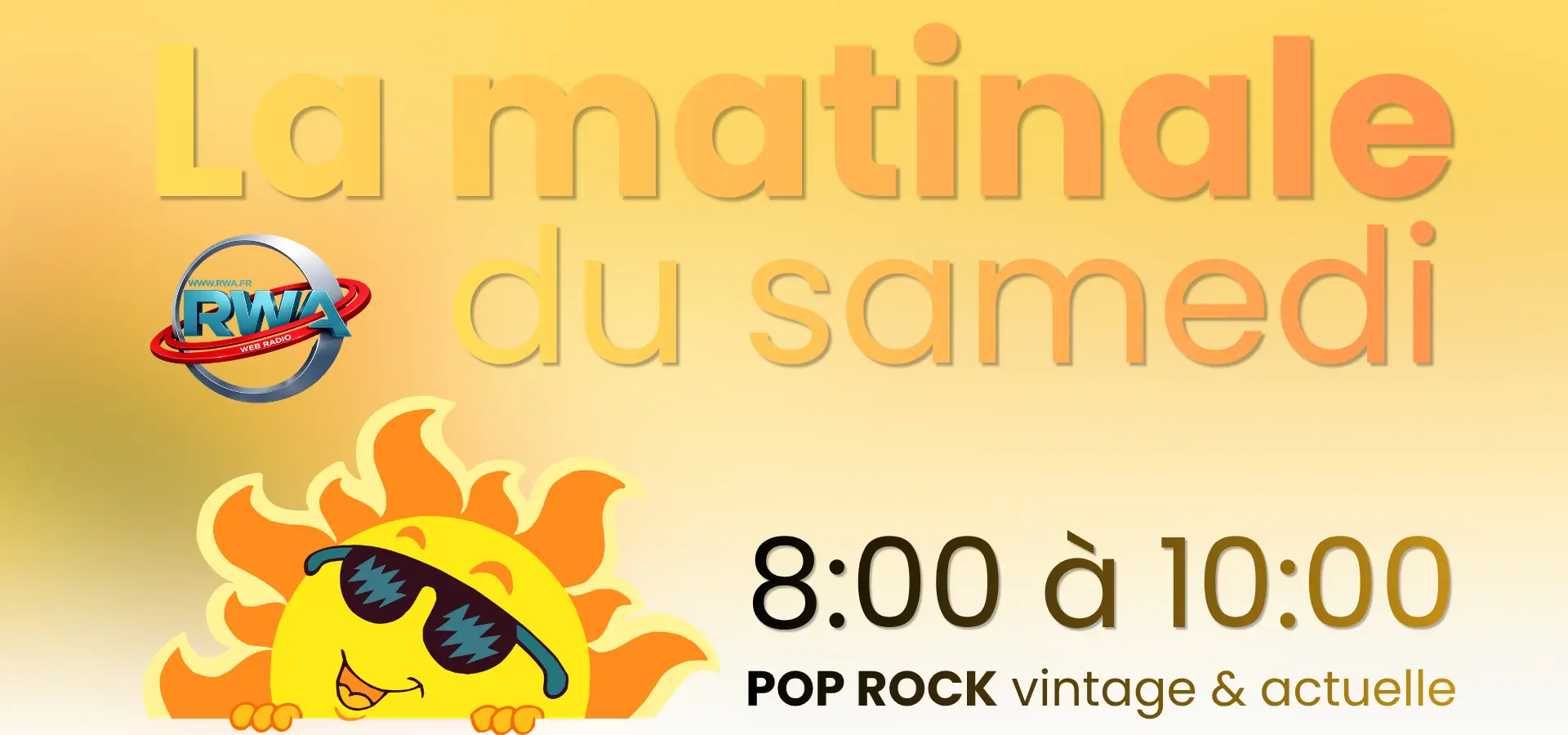 Affiche la matinale du samedi